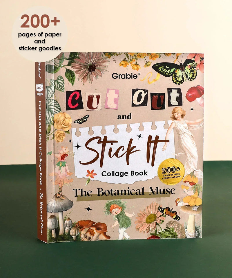 Grabie - The Botanical Muse Collage Activity Book