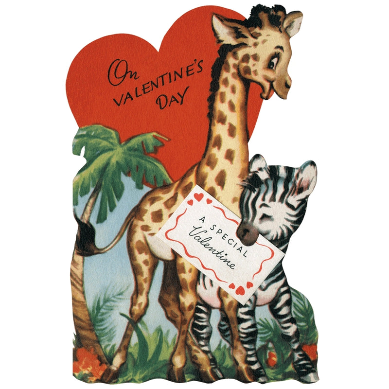 Laughing Elephant - Retro Valentines - Valentines Packet