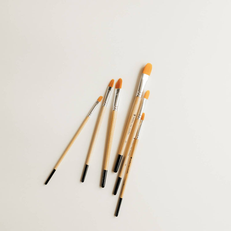 bailey rae studio - Filbert Watercolor Brush Set