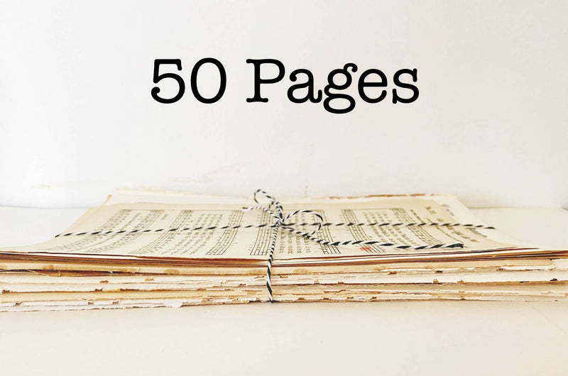 Moonbeam Mercantile - Vintage Hymnal Music