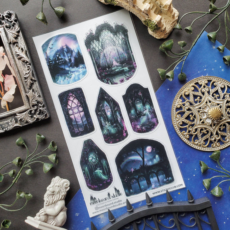 STICKII - Moonlit Haunted Mansion Sticker Sheet
