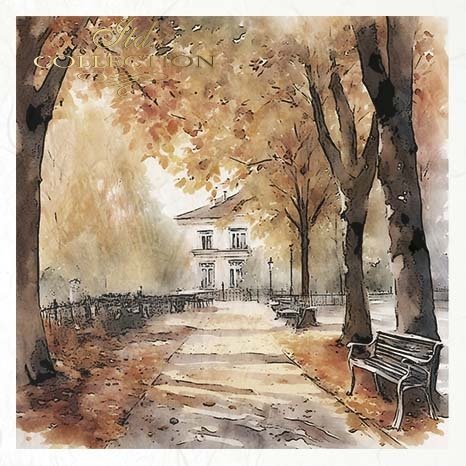 ITD Collection - Rice Paper Set Mini - Fall Leaves