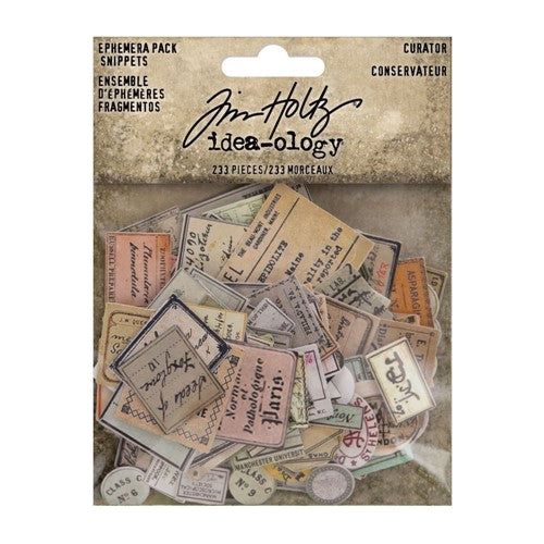 Tim Holtz - Idea-ology - Snippets Ephemera