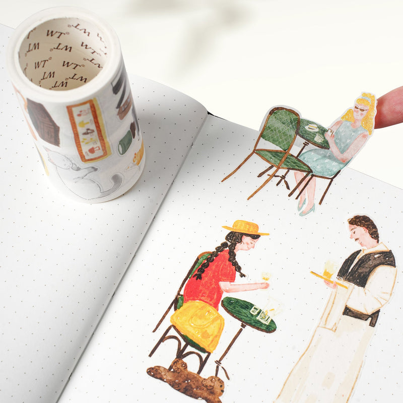 The Washi Tape Shop - Pre-cut Hillside Moments Wide Washi Tape