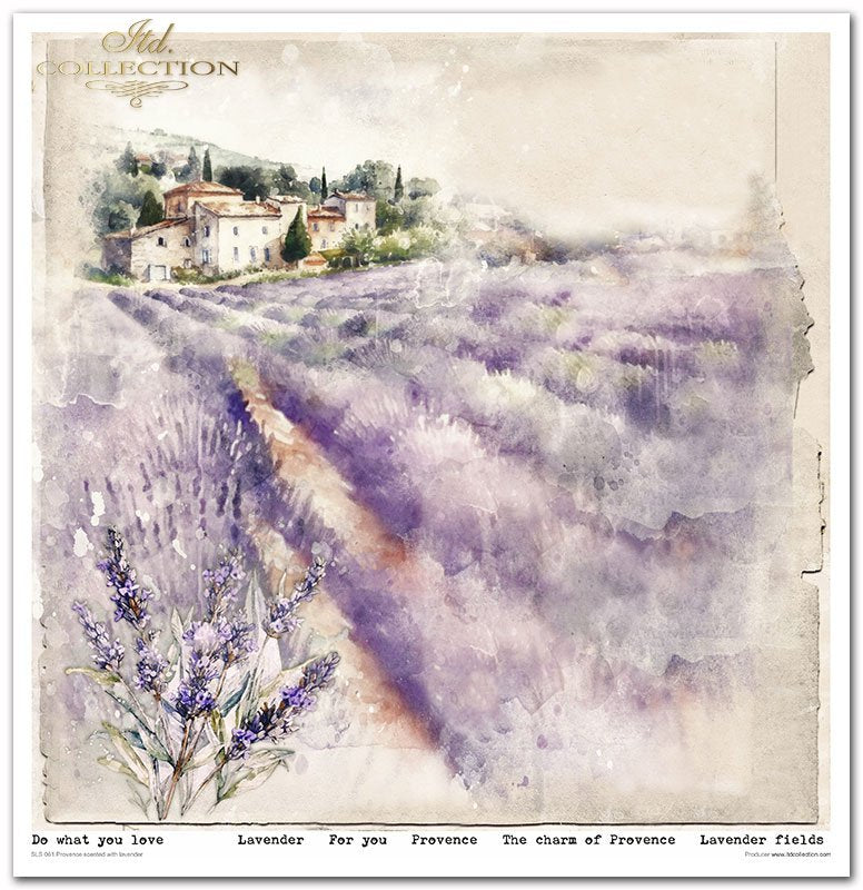 ITD Collection - Provence Scrapbooking Papers