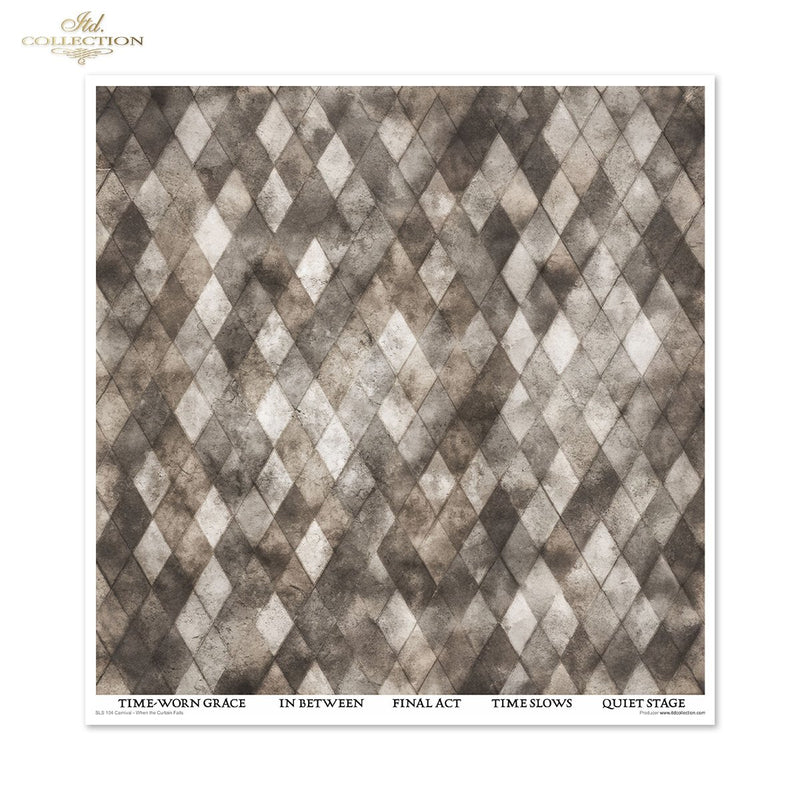 ITD Collection - Carnival - When the Curtain Falls - 12 x 12 Scrapbooking Papers