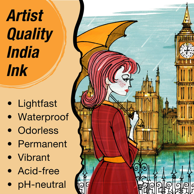 Faber-Castell - Pitt Artist Pen Limited Edition City Gift Set - London