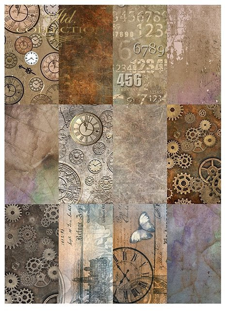 ITD Collection - Steampunk - Scrapbooking Papers