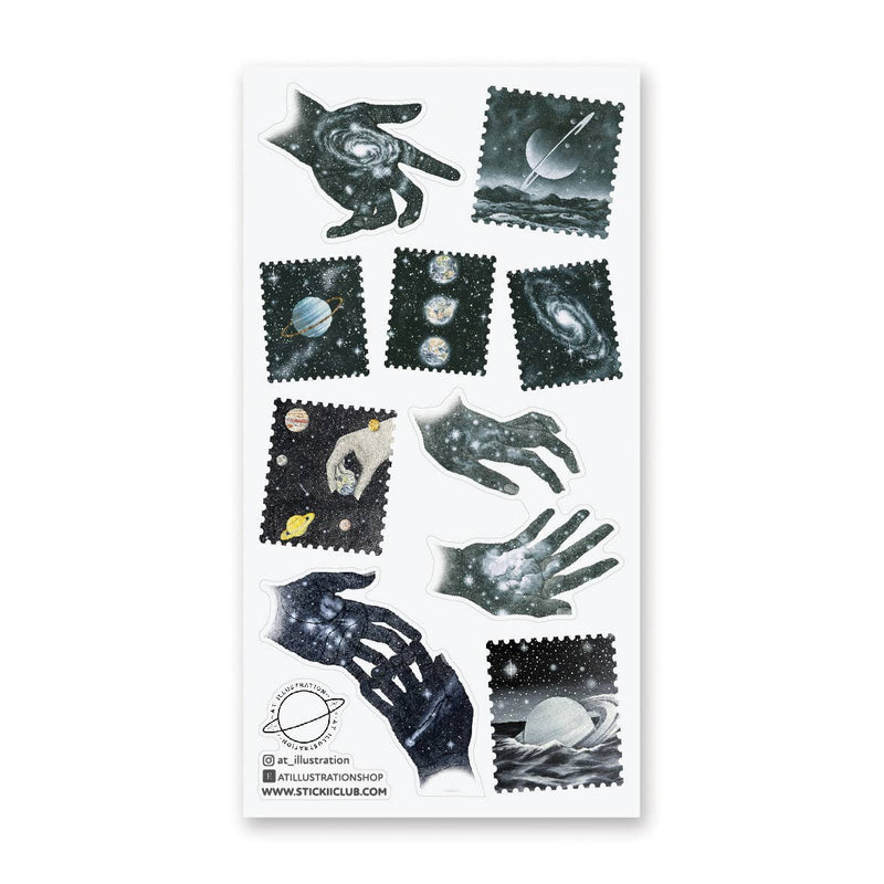 STICKII - The Universe in Your Hands Sticker Sheet