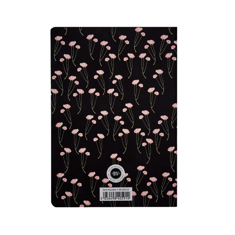 BV by Bruno Visconti - Poppies On Black Notebook