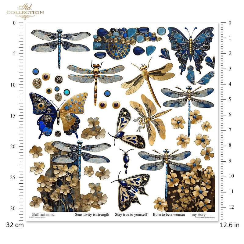 ITD Collection - Inspired by Klimt Scrapbooking Papers