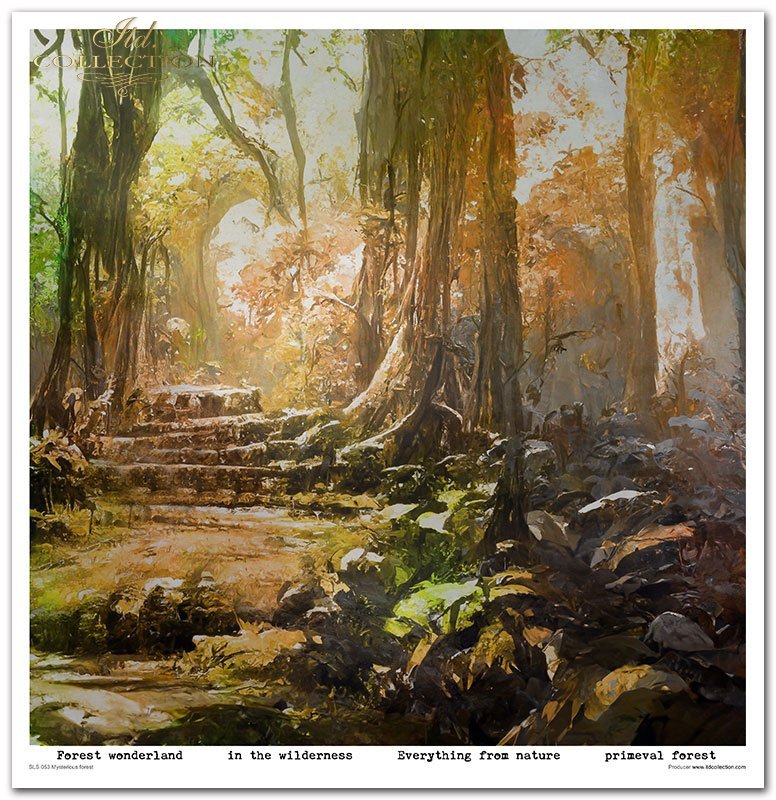 ITD Collection - Mysterious Forest Scrapbooking Papers