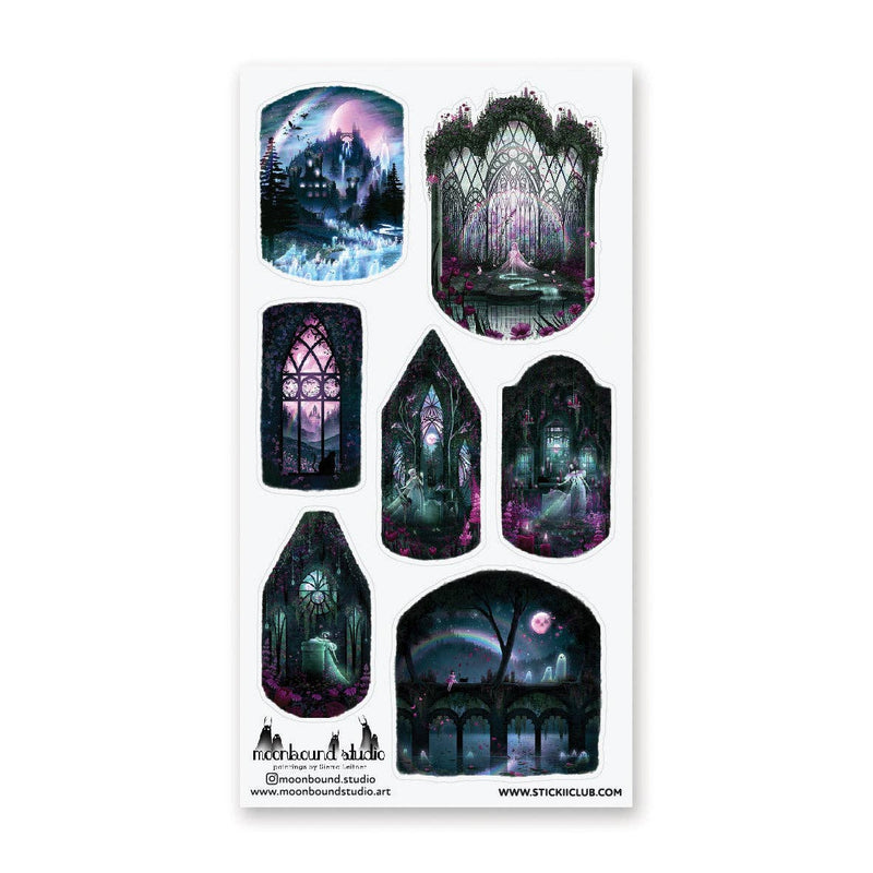 STICKII - Moonlit Haunted Mansion Sticker Sheet
