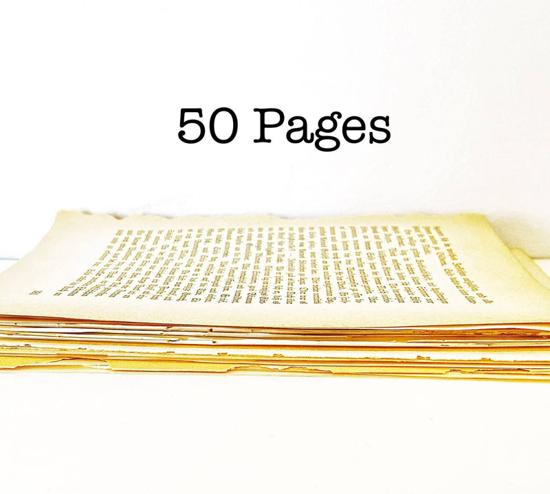 Moonbeam Mercantile - Vintage German Gothic Antique Book Pages