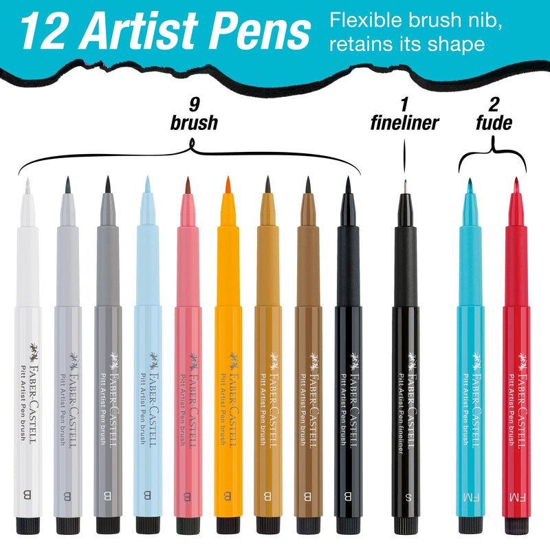 Faber-Castell - Pitt Artist Pen Limited Edition City Gift Set - London