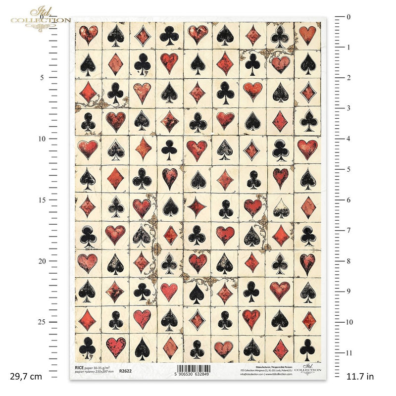 ITD Collection - Alice in Wonderland - Rice Paper - R2622