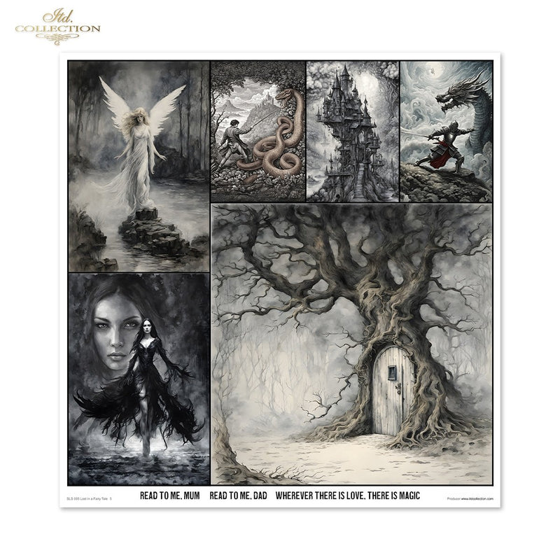 ITD Collection - Lost in a Fairy Tale Scrapbooking Papers