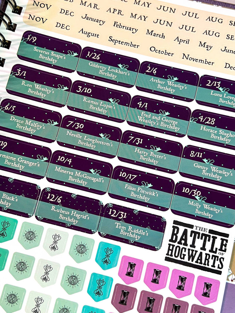 Conquest Journals - Harry Potter Time is of the Essence Undated Weekly Planner