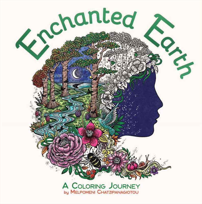 Meni Chatzipanagiotou - Coloring Book - Enchanted Earth