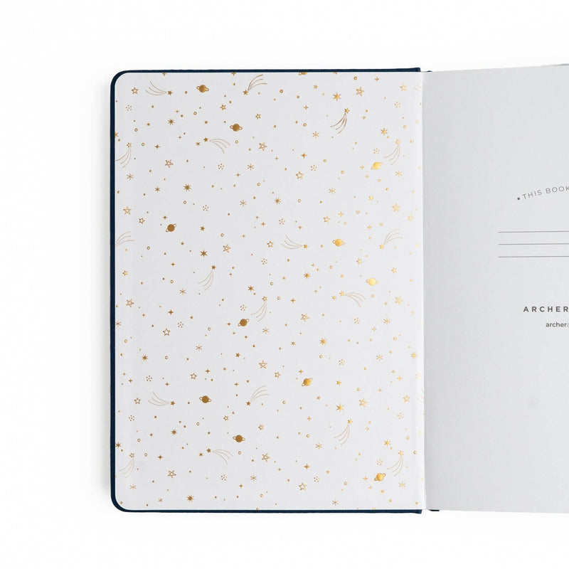 Archer and Olive - A5 Dot Grid Notebook - Majestic Skies