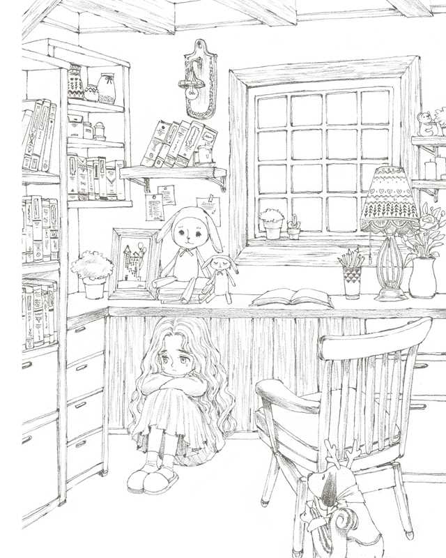 Aeppol - Forest Girl's Coloring Book