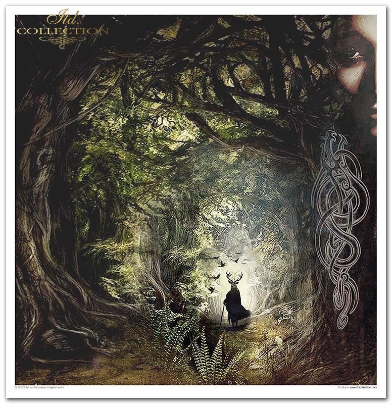 ITD Collection - An Undiscovered Magical World Scrapbooking Papers