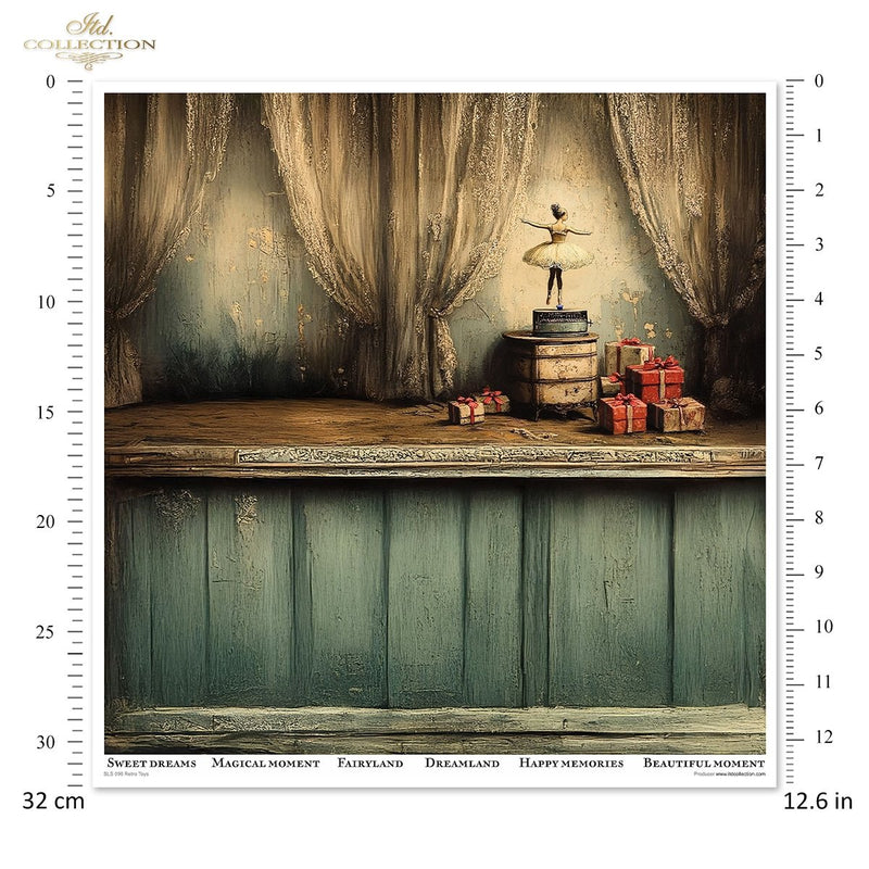 ITD Collection - Retro Toys Scrapbooking Papers