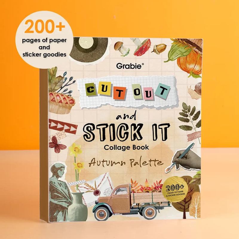 Grabie - Autumn Palette Collage Activity Book