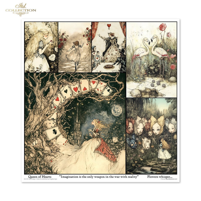 ITD Collection - Alice's Magic Vol.1  Scrapbooking Papers
