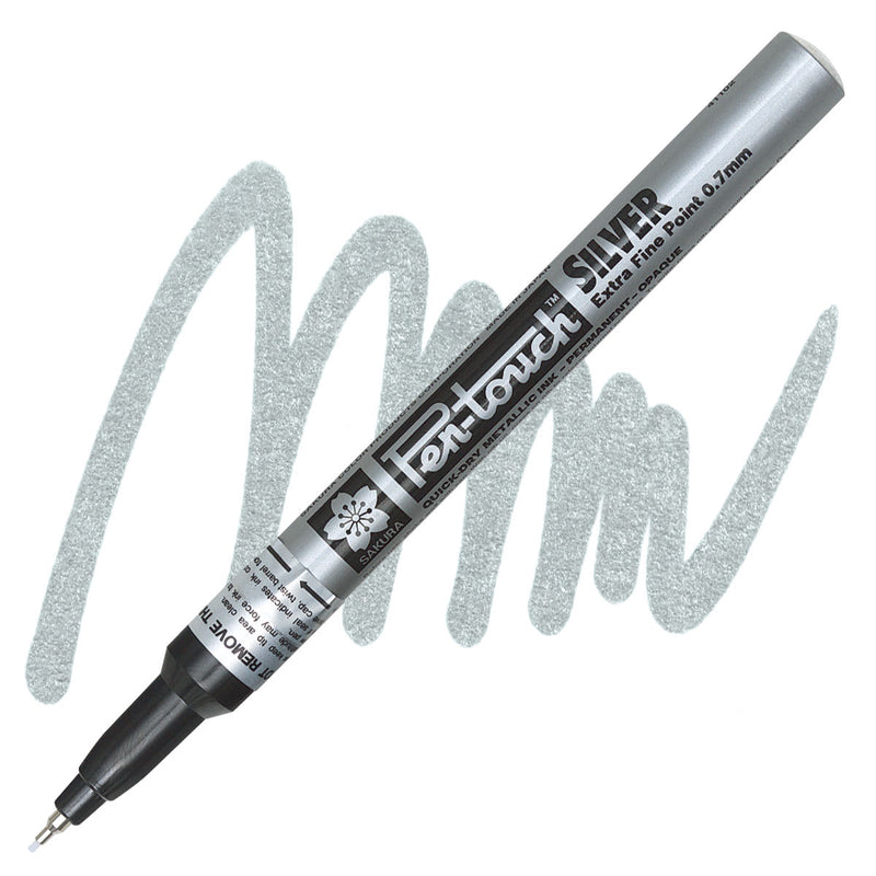Sakura - Pen-Touch Paint Marker - Extra Fine 0.7MM - Silver