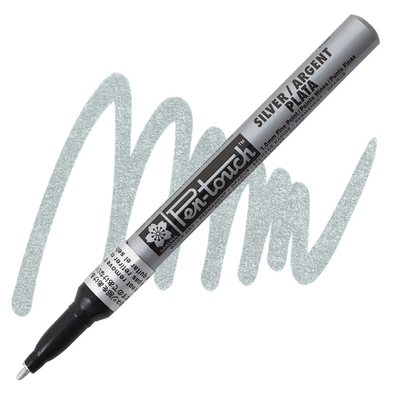 Sakura - Pen-Touch Paint Marker - Fine 1.0MM - Silver