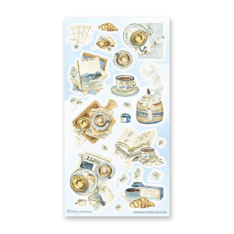 STICKII - Peaceful Tea Time Sticker Sheet