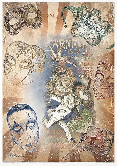 ITD Collection - Carnival - Pierrot in Love Creative Set