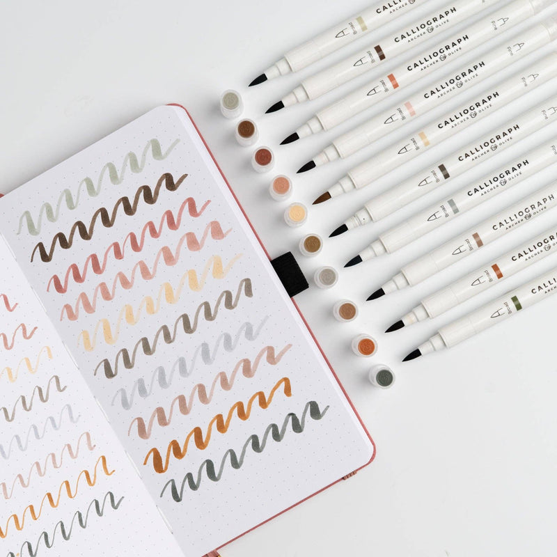 Archer and Olive - Quiet Corners - Calliograph Pens