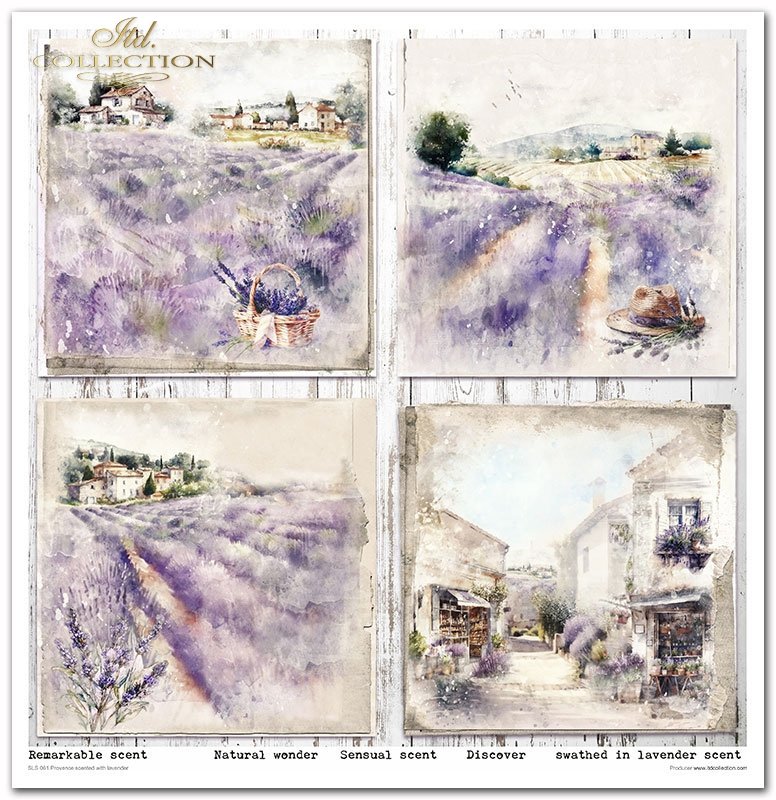 ITD Collection - Provence Scrapbooking Papers