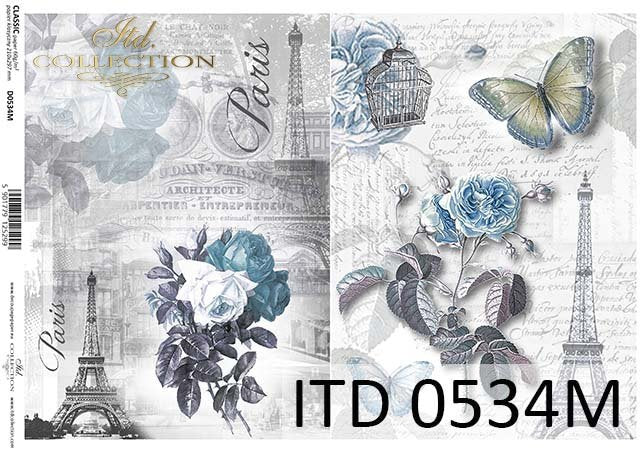ITD Collection - Blue Paris - Classic Paper