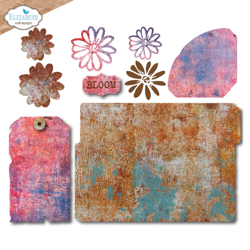 Elizabeth Craft Designs - In the Garden Collection - Dies - Bloom File Folder