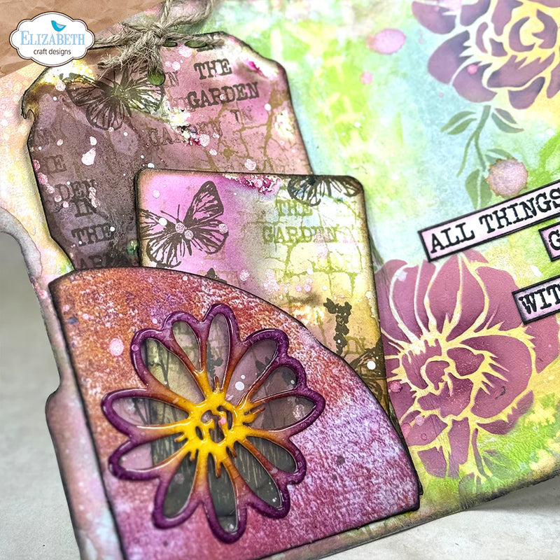 Elizabeth Craft Designs - In the Garden Collection - Dies - Bloom File Folder