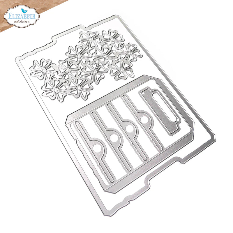 Elizabeth Craft Designs - In the Garden Collection - Dies - Floral Slot File Folder