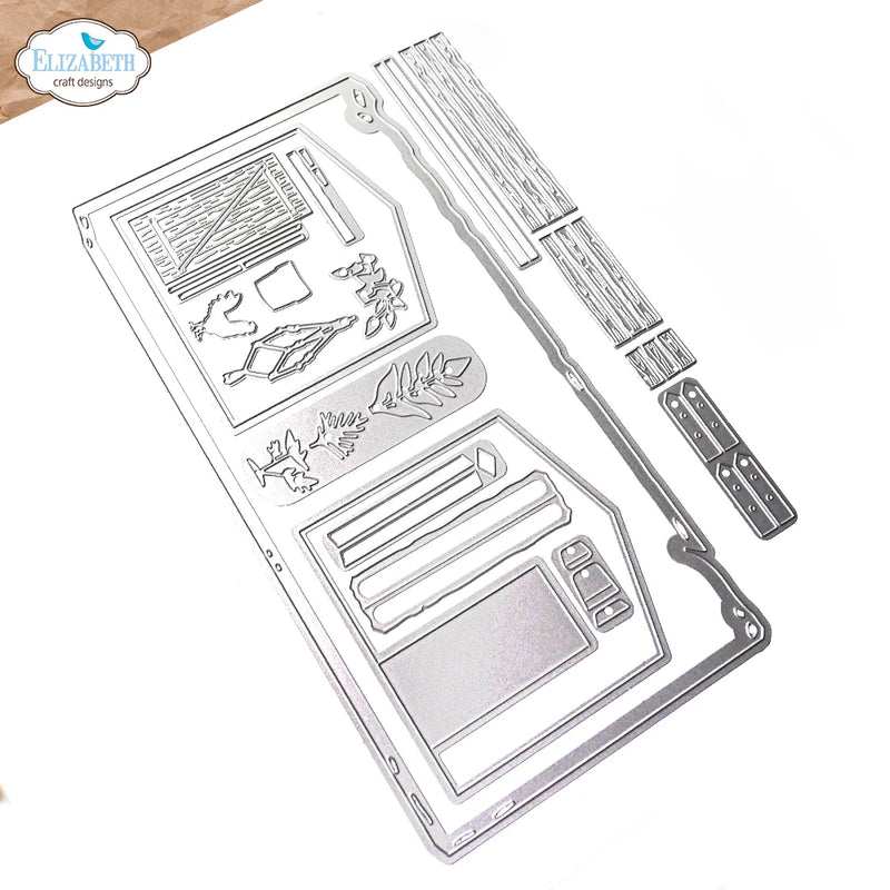 Elizabeth Craft Designs - In the Garden Collection - Dies - In the Garden Shed