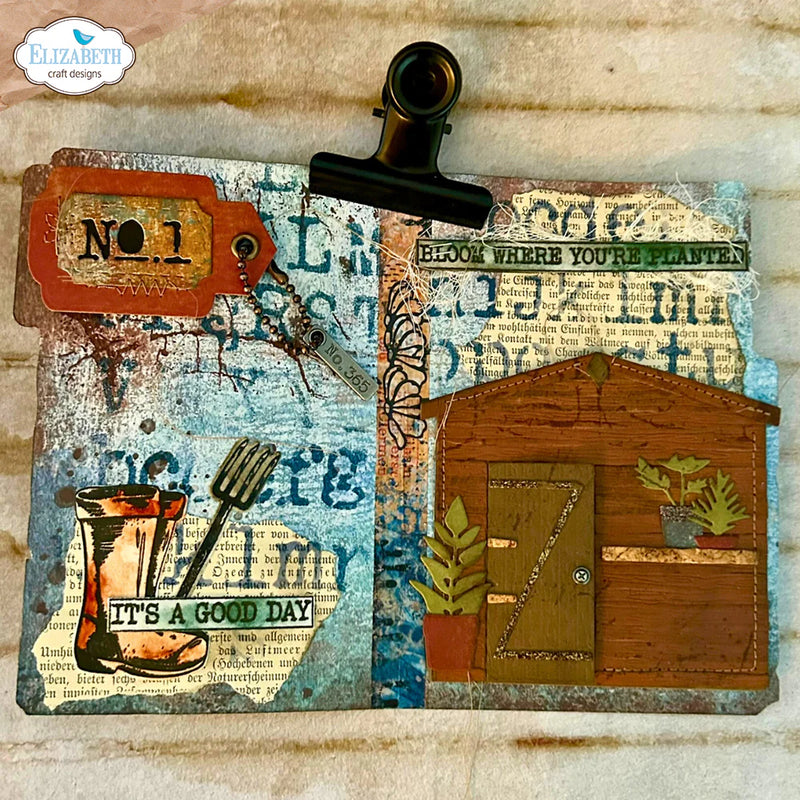 Elizabeth Craft Designs - In the Garden Collection - Dies - In the Garden Shed