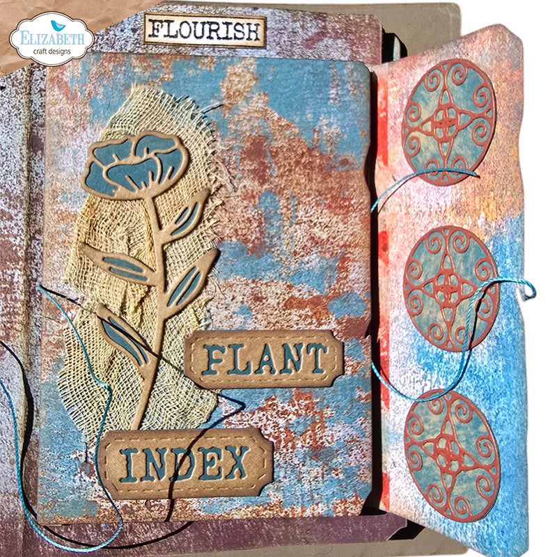 Elizabeth Craft Designs - In the Garden Collection - Dies - Plant Index Folder