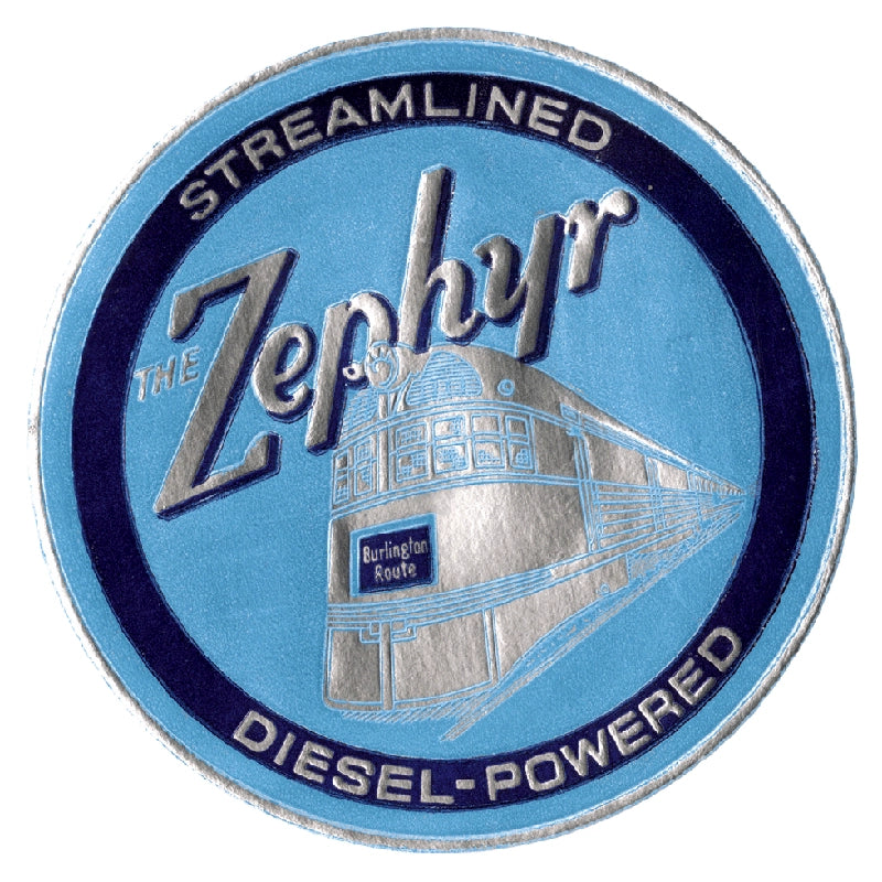 Laughing Elephant - Railroads Across America - Travel Label Sticker Box