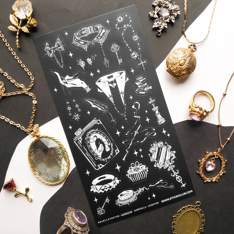 STICKII - Gothic Accessories Sticker Sheet