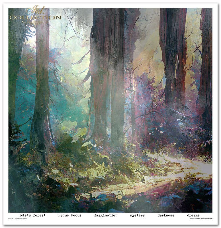 ITD Collection - Mysterious Forest Scrapbooking Papers