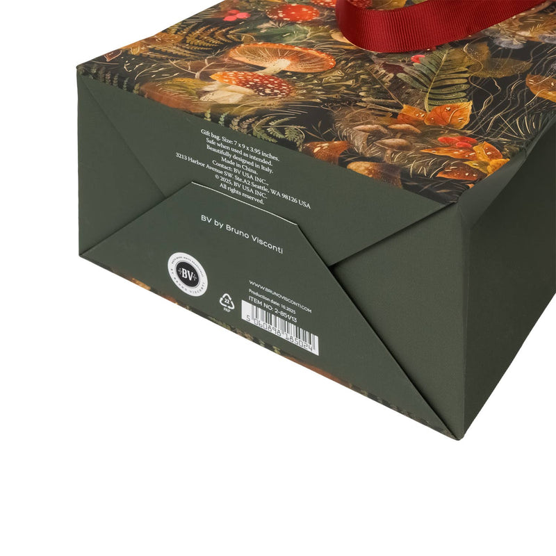 BV by Bruno Visconti - Small Gift Bag - Forest Mushrooms