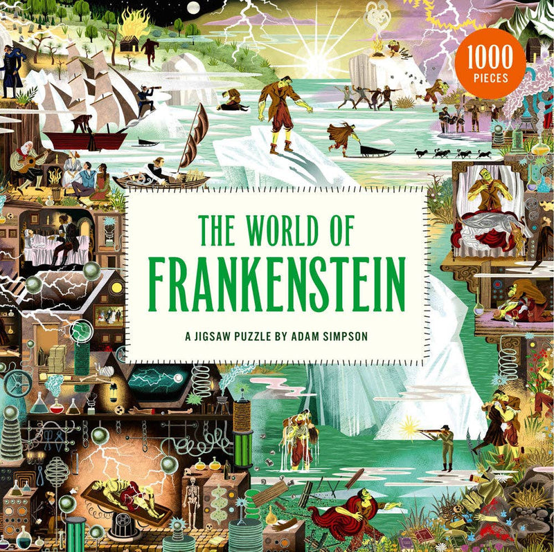 Lawrence King - The World of Frankenstein 1000 Piece Puzzle
