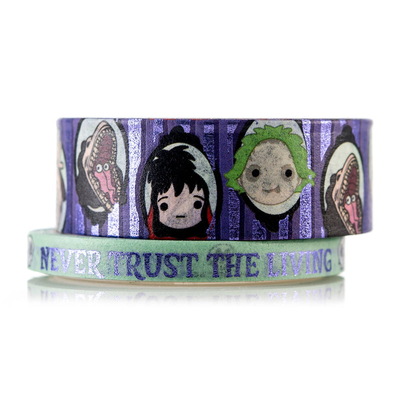 Conquest Journals - Beetlejuice Never Trust the Living Washi Tape