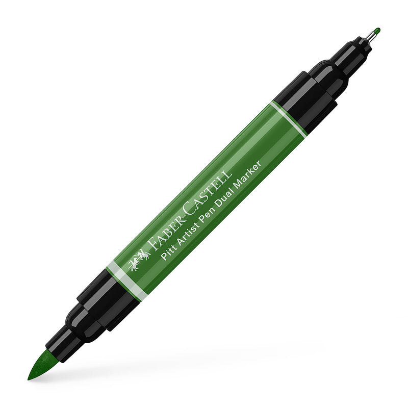 Faber-Castell - Pitt Artist Dual Marker - 167 Permanent Green Olive