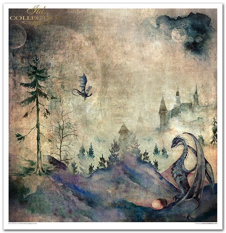 ITD Collection - An Undiscovered Magical World Scrapbooking Papers